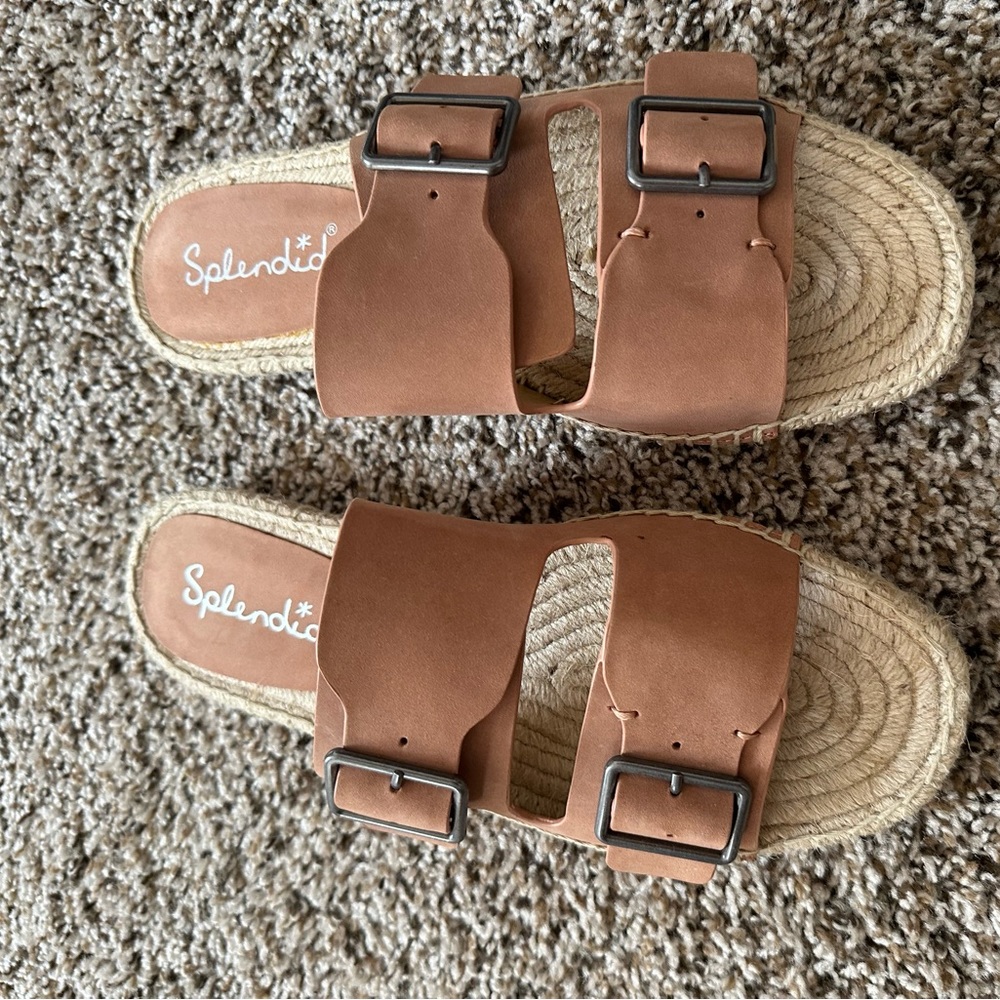 Splendid x Anthropology espadrille sandals